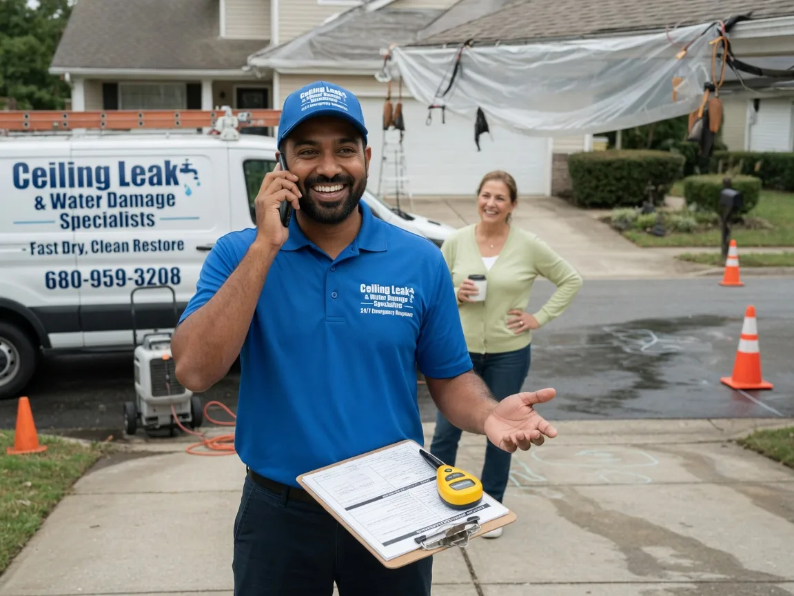Ceiling Leak Cleanup Petersburg, OH FAQs